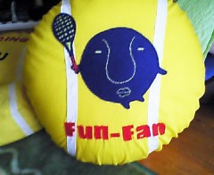 tennis circle fun-fan