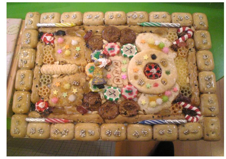 絵本の表紙が本物のお菓子です。