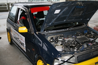 緊張のライブタウン号